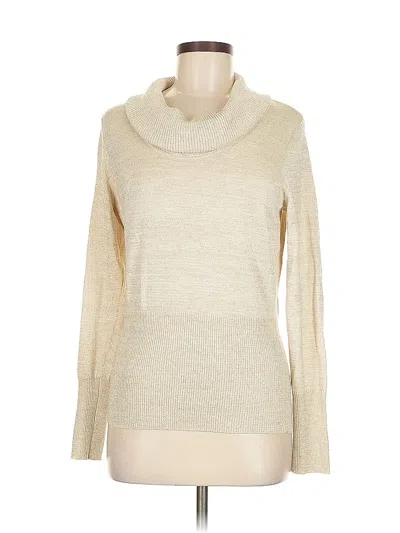 Pre-owned Apt. 9 Turtleneck Sweater In White