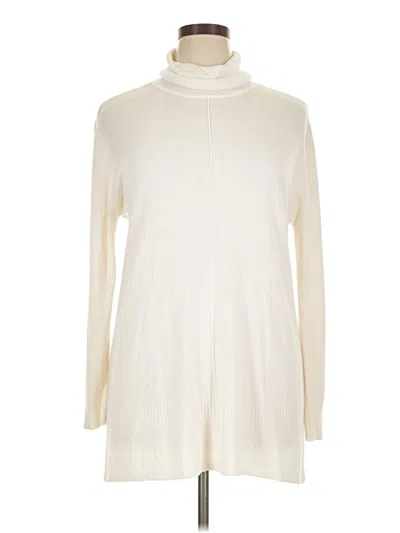 Pre-owned Apt. 9 Turtleneck Sweater In White