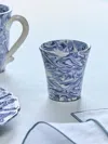 Aptware Marbled Ceramic Espresso Cup In Blue