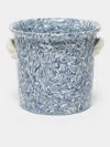 Aptware Marbled Ceramic Large Bottle Holder In Blue