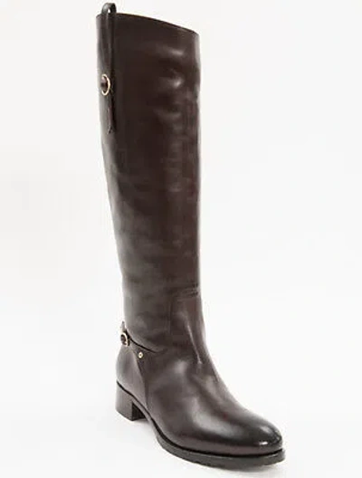 Pre-owned A.pugachova Brown Leather Made In Italy Boots With Fur Size 39 Us 9