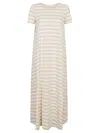 Apuntob Striped Cotton Long Dress