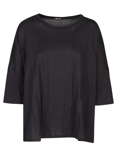 APUNTOB BLACK JERSEY T-SHIRT