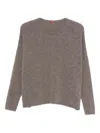 Apuntob Cashmere Crewneck Sweater In Brown