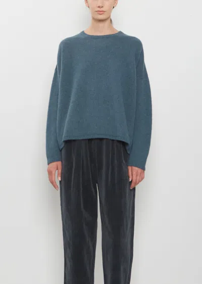 Apuntob Cashmere Alpaca Sweater In Blue
