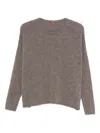 Apuntob Cashmere Crewneck Sweater In Gray