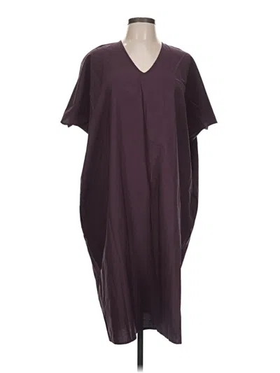 Pre-owned Apuntob Casual Dress In Burgundy