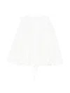 Apuntob Drawstring-hem Jacket In White