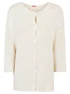 Apuntob Cotton Cardigan In White