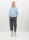 APUNTOB COTTON CROPPED TAPERED PULLON PANTS