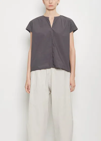 Apuntob Cotton Popeline V-neck Top