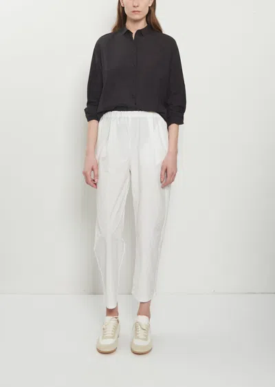 Apuntob Cotton Tech Poplin Tapered Pants In White