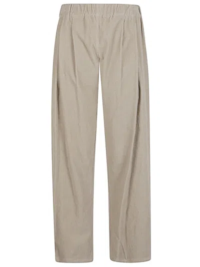 Apuntob Cotton Trousers In Gray