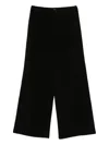 Apuntob Textured Straight Trousers In Black