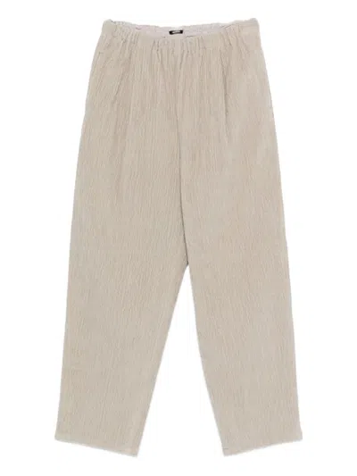 Apuntob Courduroy Cotton Trousers In Neutral
