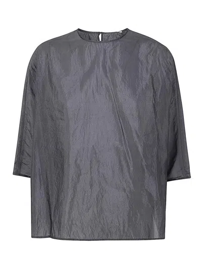 Apuntob Crew Neck Oversize Shirt In Stone
