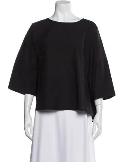 Pre-owned Apuntob Crew Neck Short Sleeve Top W/ Tags In Black
