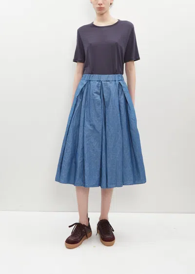 Apuntob Denim Full Skirt