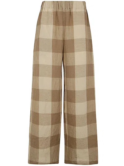 Apuntob Elastic Trousers In Brown