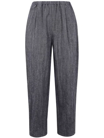 APUNTOB APUNTOB ELASTIC WAIST WITH POCKETS REGULAR FIT TROUSERS