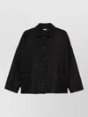 Apuntob Herringbone-pattern Front-button Jacket In Multi