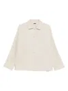 Apuntob Patch-pocket Button-front Jacket In White