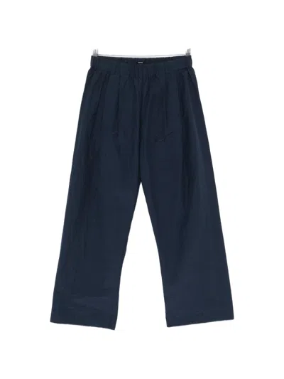 Apuntob Linen Trousers In Blue
