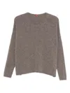 Apuntob Cashmere Crewneck Sweater In Brown