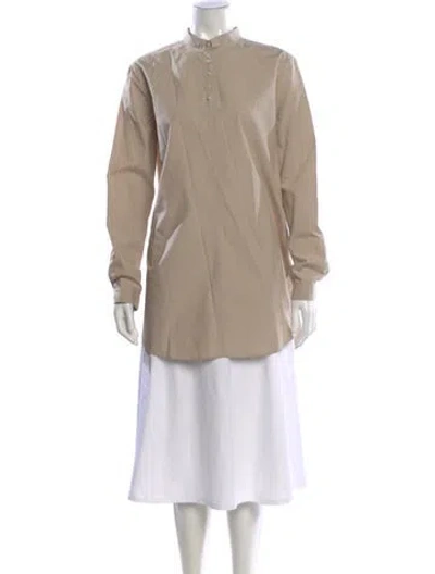 Pre-owned Apuntob Long Sleeve Tunic In Neutral
