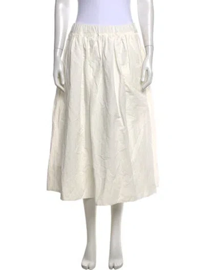 Pre-owned Apuntob Midi Length Skirt W/ Tags In Neutrals/white