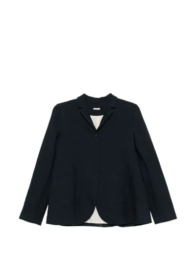 Apuntob Notched-lapel Patch-pocket Jacket In Black