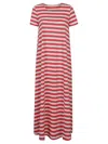 Apuntob Striped Cotton Long Dress