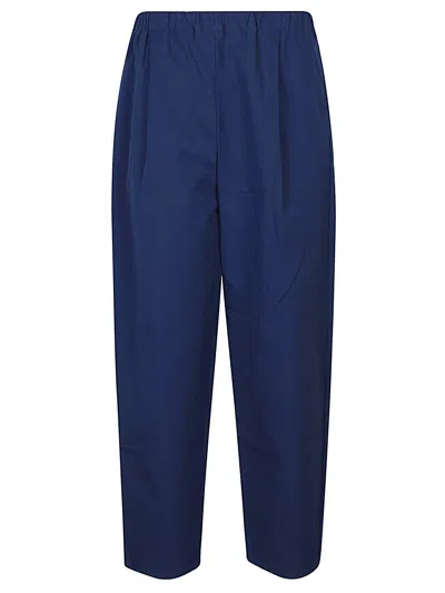 Apuntob Regular Fit Cotton Trousers In Blue