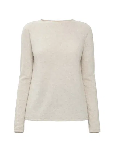 Apuntob Ribbed-cuffs Sweater In Neutral