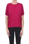 Apuntob Short Sleeves Pullover In Raspberry