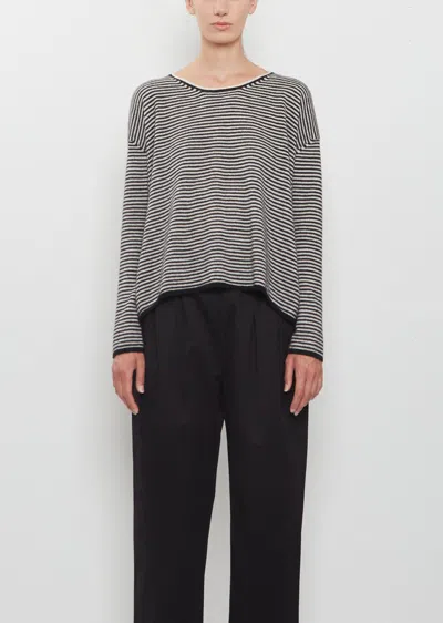 Apuntob Silk Cashmere Alpaca Sweater In Gray