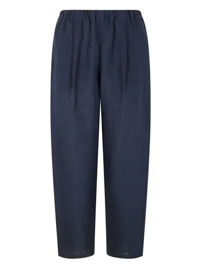 Apuntob Straight Trousers In Blue