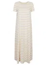 APUNTOB APUNTOB STRIPED COTTON LONG DRESS