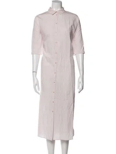 Pre-owned Apuntob Striped Long Dress W/ Tags In Pink