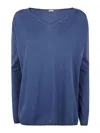 Apuntob V Neck Sweater In Blue