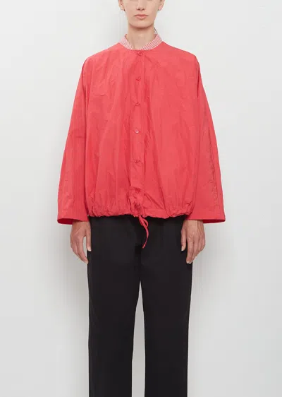 Apuntob Taffeta Hooded Jacket In Pink