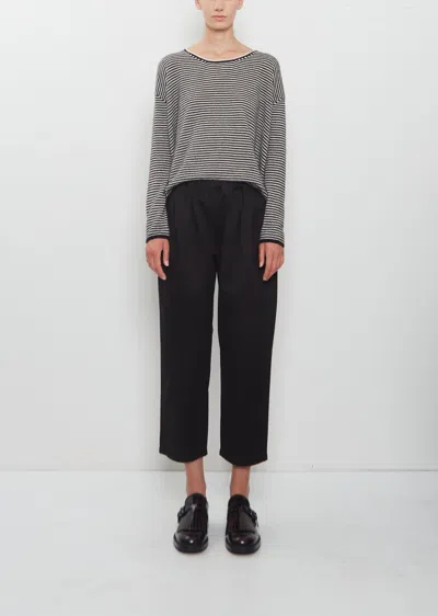 Apuntob Tapered Pull-on Trousers In Black