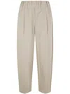 Apuntob Cotton Trousers In Ecru