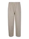 Apuntob Cotton Trousers In Nude & Neutrals