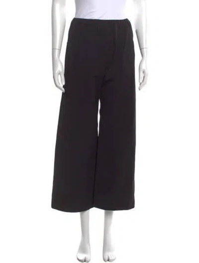 Pre-owned Apuntob Wide Leg Pants In Black