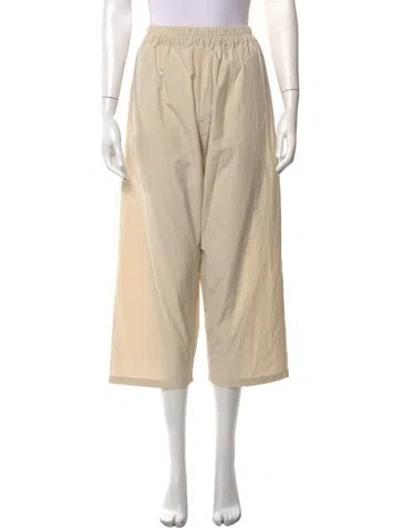 Pre-owned Apuntob Wide Leg Pants In Neutrals