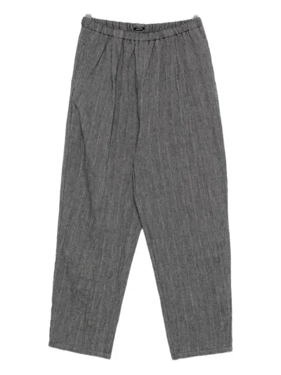 APUNTOB APUNTOB WOOL AND LINEN BLEND TROUSERS