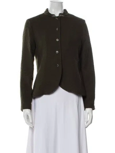 Pre-owned Apuntob Wool Jacket In Green