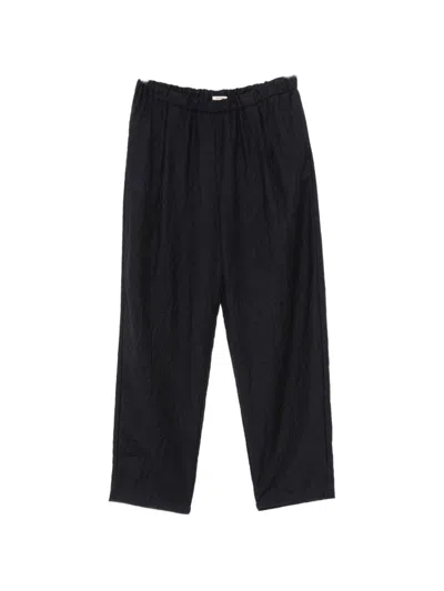 Apuntob Wool Trousers In Black