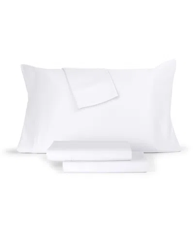 Aq Textiles Optimal Performance 900 Thread Count With Kooltex 4-pc. Sheet Set, Queen In White